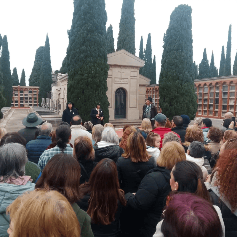 Viure la Mort representará este domingo ‘1918 Tràgic’ en el Cementerio de San José de Castellón tras su suspensión por el mal tiempo