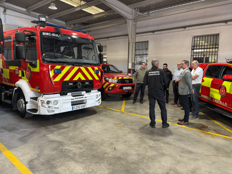 Castellón renueva una Autobomba Urbana Ligera de Bomberos