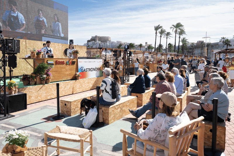 La Diputación de Castellón cierra con una gran afluencia de público el V Festival Gastronómico ‘Castelló Ruta de Sabor’ celebrado en Peñíscola