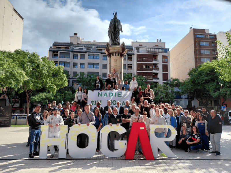 Acción reivindicativa de Cáritas Diocesana