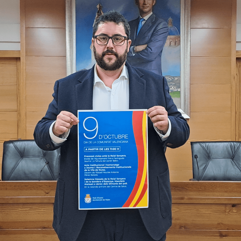 Nules incorpora novedades en los actos institucionales del 9 y 12 de octubre