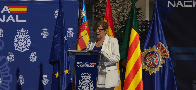 García Valls pone en valor la capacidad de servicio de la Policía Nacional en Castelló