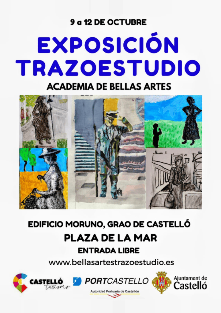 El Moruno acoge este puente una exposición de ‘Trazoestudio’ con obras inspiradas en esculturas de Castellón
