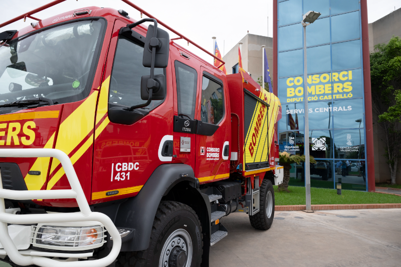 La Diputación de Castellón activa todo el dispositivo preventivo de bomberos ante la alerta por fuertes lluvias en la provincia